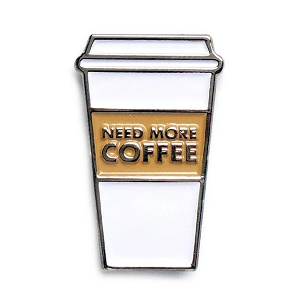 Coffee Addict Enamel Pin