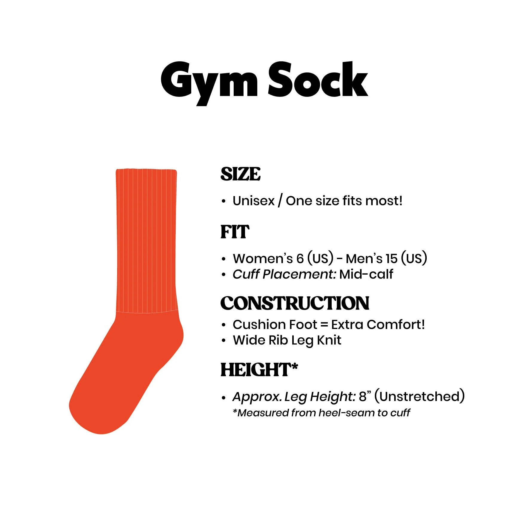 I ❤️ Nuts Gym Crew Socks - Image 4
