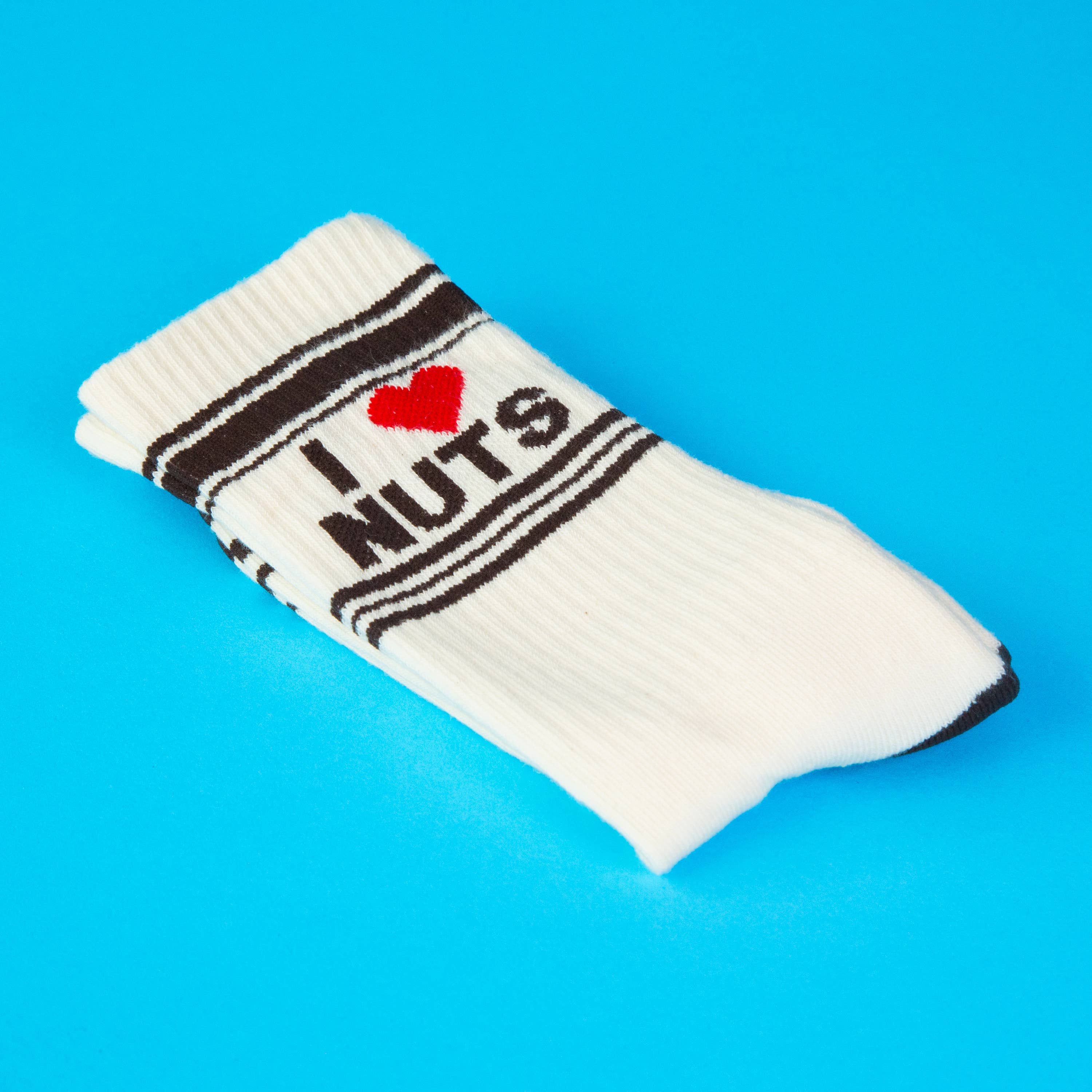I ❤️ Nuts Gym Crew Socks - Image 6