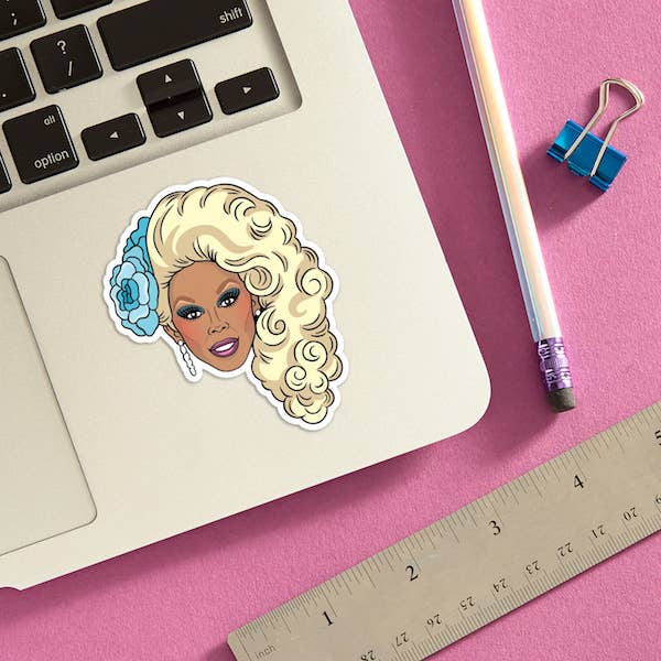 RuPaul Drag Queen Die Cut Sticker - Image 2
