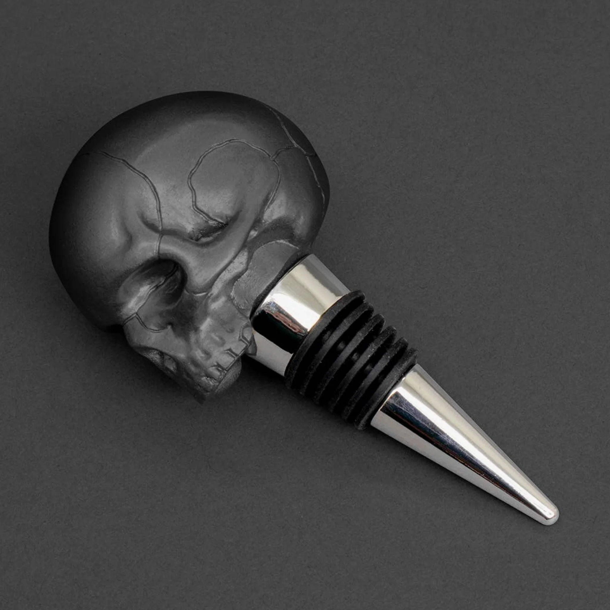 Skull Bottle Stopper - Image 2